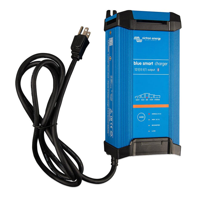 Victron Blue Smart IP22 12VDC 15A 1 Bank 120V Charger - Dry Mount [BPC121545102] - Rough Seas Marine