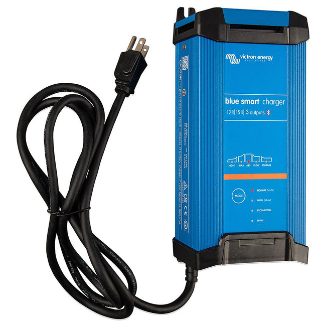 Victron Blue Smart IP22 12VDC 15A 3 Bank 120V Charger - Dry Mount [BPC121546102] - Rough Seas Marine