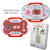 Lunasea Child/Pet Safety Water Activated Strobe Light w/RF Transmitter - Red Case [LLB-63RB-E0-K1] - Rough Seas Marine