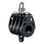 Harken 57mm Quad Block Swivel, Center Becket [HSB380] - Rough Seas Marine