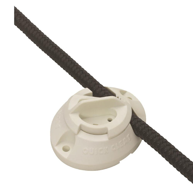 Barton Marine Quick Cleat - 5/16" - White [60031] - Rough Seas Marine