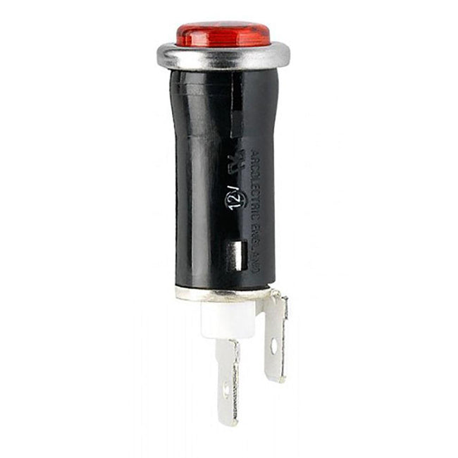 VDO Red Snap-In Panel Mount Light - 12V [600-844] - Rough Seas Marine