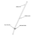 TACO ShadeFin Telescopic Rod Holder Mount [T10-3000-9] - Rough Seas Marine