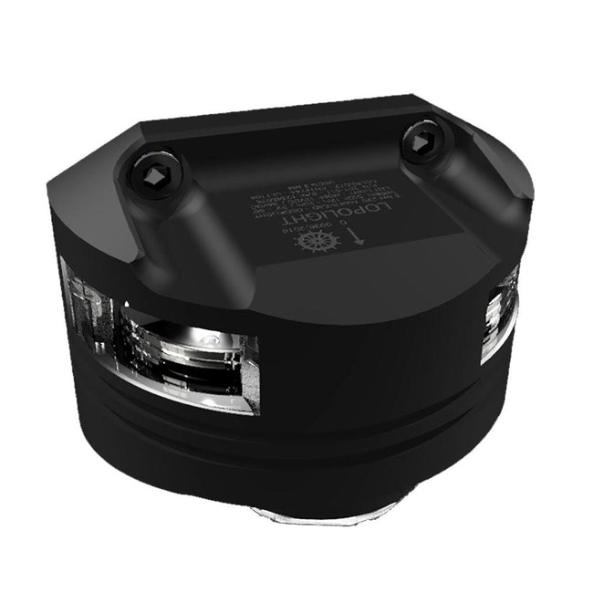 Lopolight Series 201-011 - Masthead Light w/Deck Light - 3NM - Vertical Mount - White - Black Housing [201-011DLX-B-15M] - Rough Seas Marine