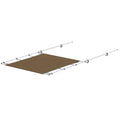 SureShade PTX Power Shade - 51" Wide - Stainless Steel - Toast [2021026261] - Rough Seas Marine