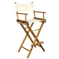 Whitecap Captains Chair w/Natural Seat Covers - Teak [60048] - Rough Seas Marine