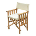 Whitecap Directors Chair II w/Cream Cushion - Teak [61053] - Rough Seas Marine