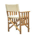 Whitecap Directors Chair II w/Cream Cushion - Teak [61053] - Rough Seas Marine