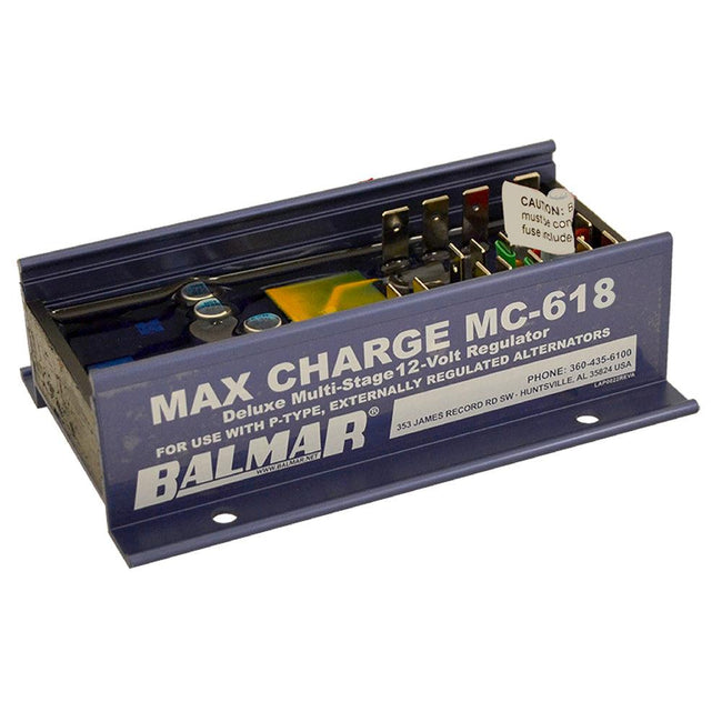 Balmar Max Charge MC618 Multi-Stage Regulator w/o Harness - 12V [MC-618] - Rough Seas Marine