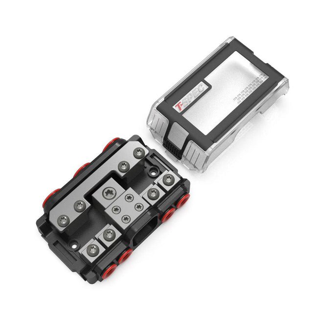 T-Spec VPNB4 MANL 4 Position All-In-One Distribution Block w/Cover [VPNB4] - Rough Seas Marine