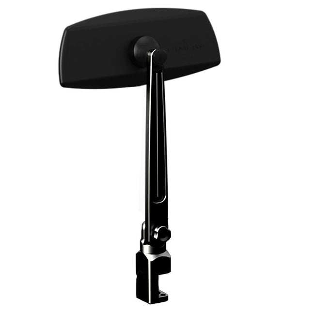 PTM Edge Pontoon Mirror/Bracket Kit w/VR-100 Pro  PCX-200 (Black) [P13157-200TEBBK] - Rough Seas Marine