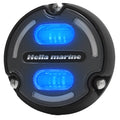 Hella Marine Apelo A2 Blue White Underwater Light - 3000 Lumens - Black Housing - Charcoal Lens w/Edge Light [016147-001] - Rough Seas Marine