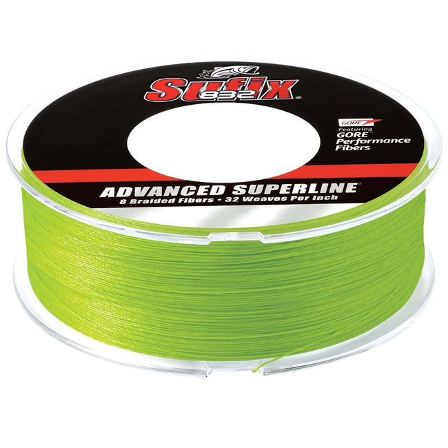 Sufix 832 Advanced Superline Braid - 20lb - Neon Lime - 600 yds [660-220L] - Rough Seas Marine