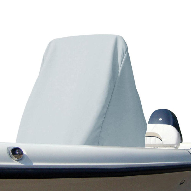 Carver Poly-Flex II Medium Center Console Universal Cover - 45"D x 36"W x 46"H - Grey [53013] - Rough Seas Marine