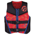 Full Throttle Youth Rapid-Dry Flex-Back Life Jacket - Red/Black [142500-100-002-22] - Rough Seas Marine