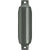 Polyform G-5 Twin Eye Fender 8.8" x 26.8" - Graphite [G-5-GRAPHITE] - Rough Seas Marine