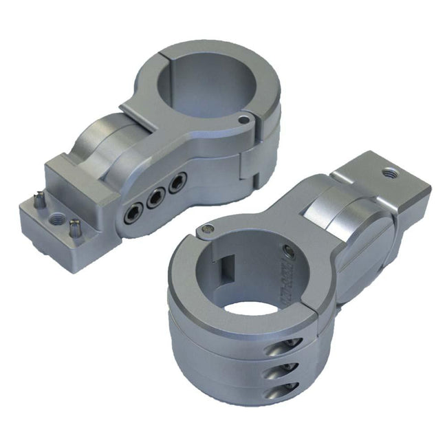 PTM Edge Board Rack Mounts - 2.38" Pipe Clamp - Titanium Grey [P13198-2380TEBGR] - Rough Seas Marine