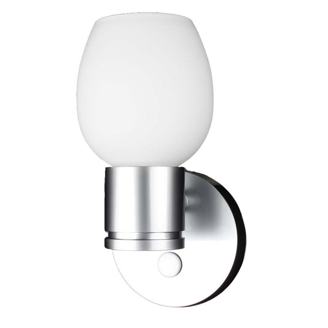 Lunasea LED Wall Light - Brushed Nickel - Tulip Glass [LLB-33OW-81-OT] - Rough Seas Marine