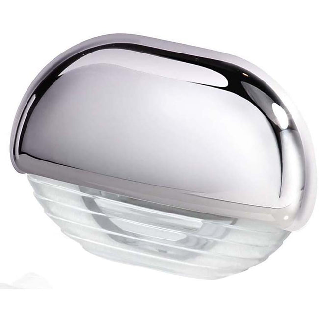 Hella Marine White LED Easy Fit Step Lamp w/Chrome Cap [958126001] - Rough Seas Marine