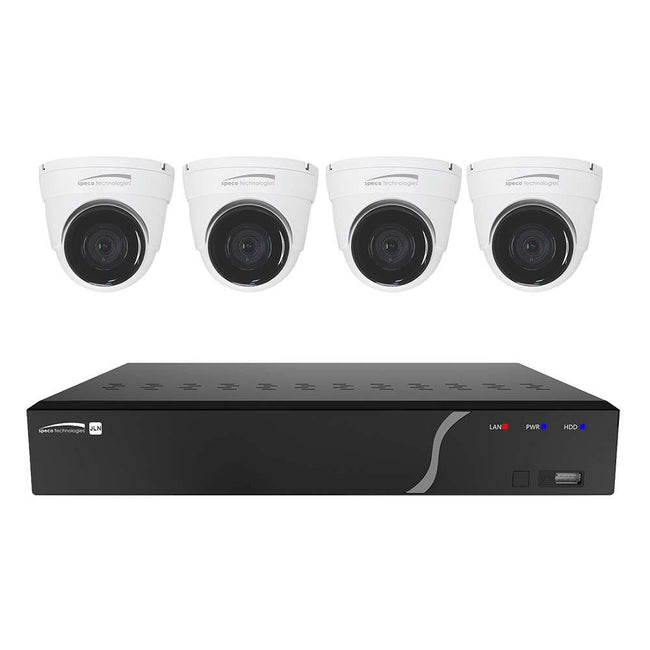 Speco 4 Channel NVR Kit w/4 Outdoor IR 5MP IP Cameras 2.8mm Fixed Lens, 1TB Kit NDAA [ZIPK4N1] - Rough Seas Marine