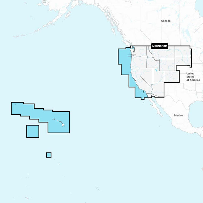 Garmin Navionics+ NSUS008R U.S. West [010-C1292-20] - Rough Seas Marine