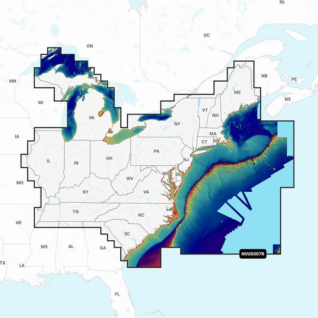 Garmin Navionics Vision+ NVUS007R U.S. East [010-C1291-00] - Rough Seas Marine