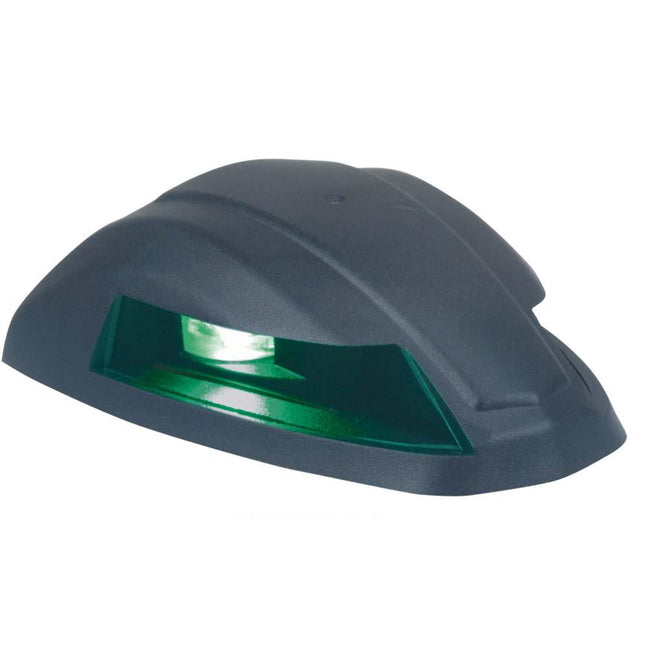 Perko 12V LED Bi-Color Navigation Light - Black Rounded [0655002BLK] - Rough Seas Marine