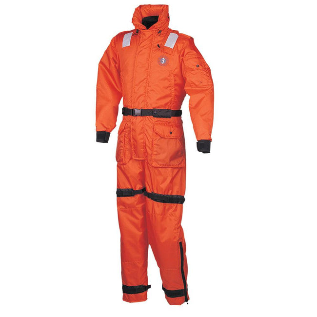 Mustang Deluxe Anti-Exposure Coverall  Work Suit - Orange - Medium [MS2175-2-M-206] - Rough Seas Marine