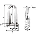 Wichard Key Pin Shackle - Diameter 8mm - 5/16" [01434] - Rough Seas Marine