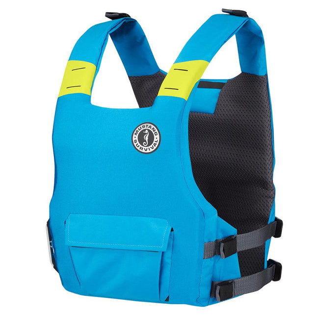 Mustang Khimera Dual Flotation PFD - Azure Blue - Manual [MD7183-268-202] - Rough Seas Marine
