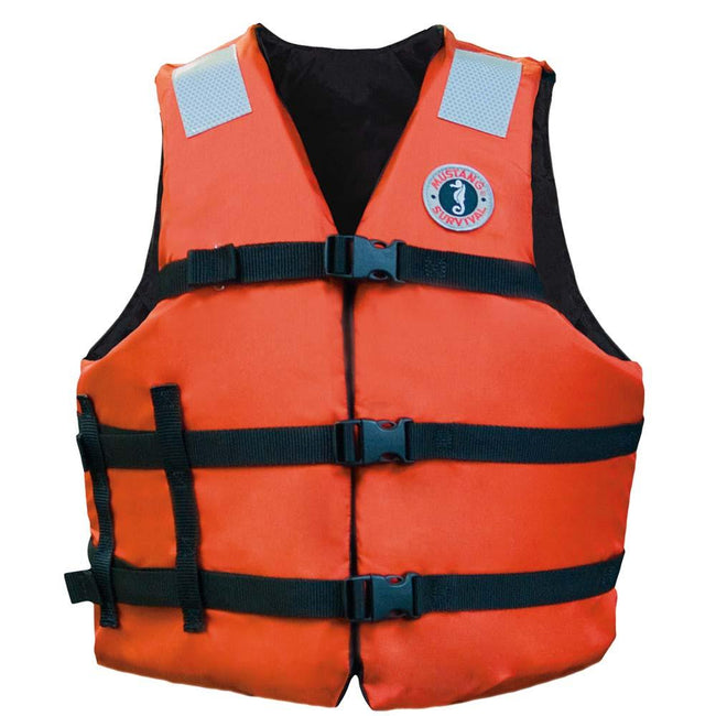 Mustang Flotation Vest - Orange - Adult Universal [MV3104T1-2-0-216] - Rough Seas Marine