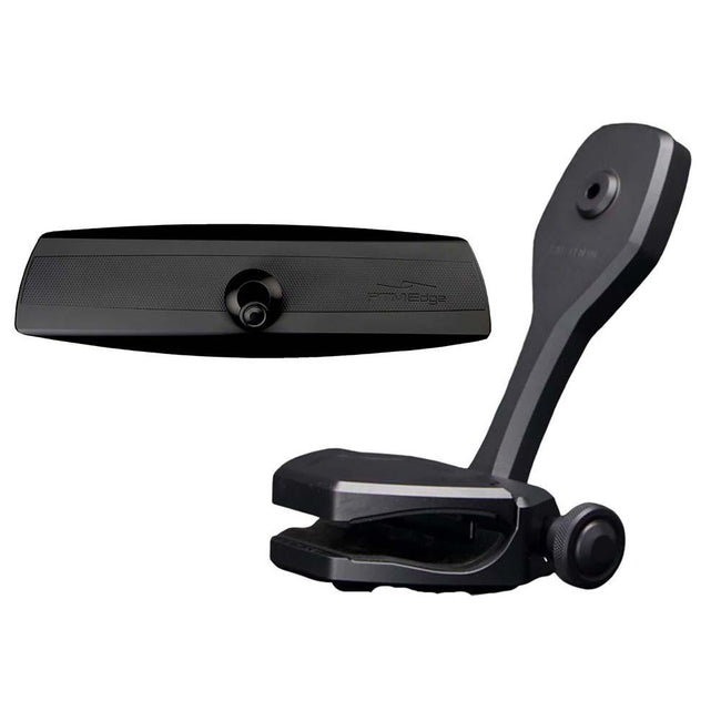 PTM Edge Mirror/Bracket Kit w/VR-140 Elite Mirror  ZXR-361 (Black) [P12848-1361TEBBK] - Rough Seas Marine