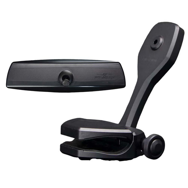 PTM Edge Mirror/Bracket Kit w/VR-140 PRO Mirror  ZXR-361 (Black) [P12848-2361TEBBK] - Rough Seas Marine