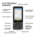 Vesper Cortex H1P Portable/Wireless/Rechargeable Handset w/Charging Cradle [010-02816-10] - Rough Seas Marine