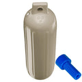 Polyform G-3 Twin Eye Fender 5.5" x 19" - Sand w/Adapter [G-3-SAND] - Rough Seas Marine