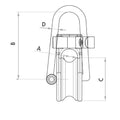 Wichard Soft Snatch Block - 16mm Rope Size [36030] - Rough Seas Marine