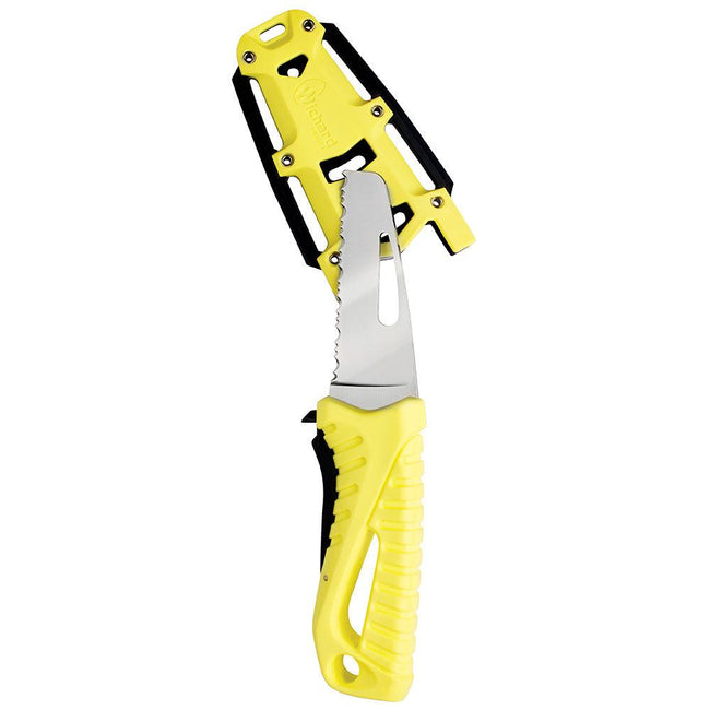 Wichard Offshore Rescue Knife Fixed Blade - Fluorescent [10192] - Rough Seas Marine