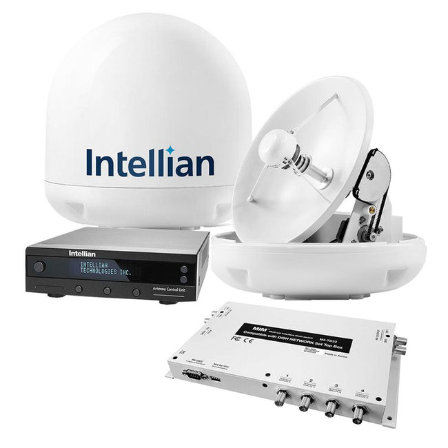 Intellian i3 US System w/DISH/Bell MIM-2 (w/3M RG6 Cable)  15M RG6 Cable [B4-309DN2] - Rough Seas Marine