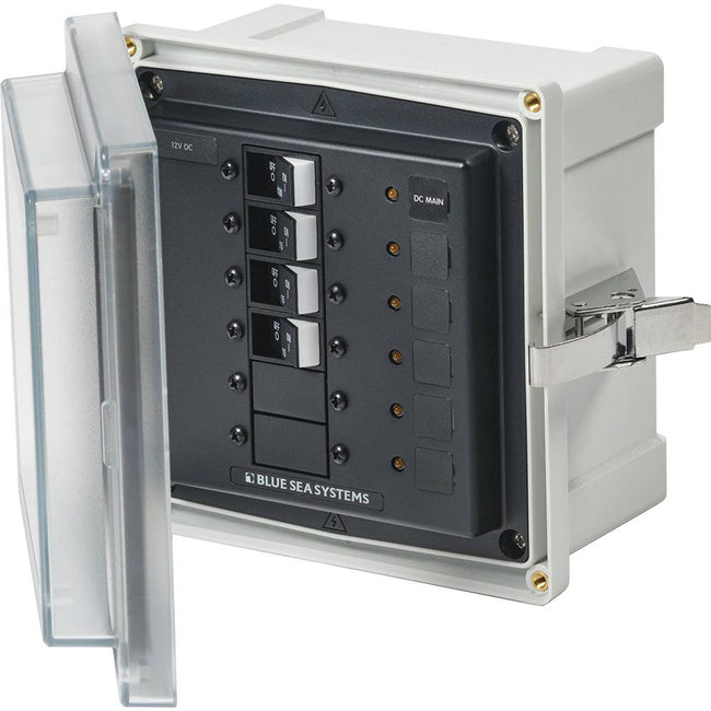 Blue Sea 3135 - SMS Panel Enclosure w/UL Main  3 Branch (12/24V) - 12/24V DC [3135] - Rough Seas Marine