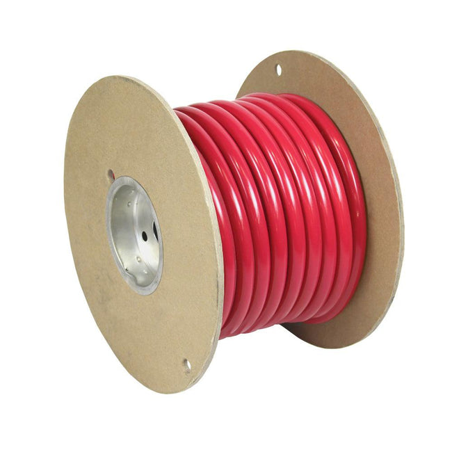 Pacer Red 4 AWG Battery Cable - 50 [WUL4RD-50] - Rough Seas Marine