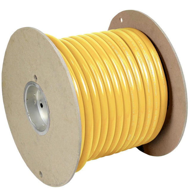 Pacer Yellow 4 AWG Battery Cable - 100 [WUL4YL-100] - Rough Seas Marine
