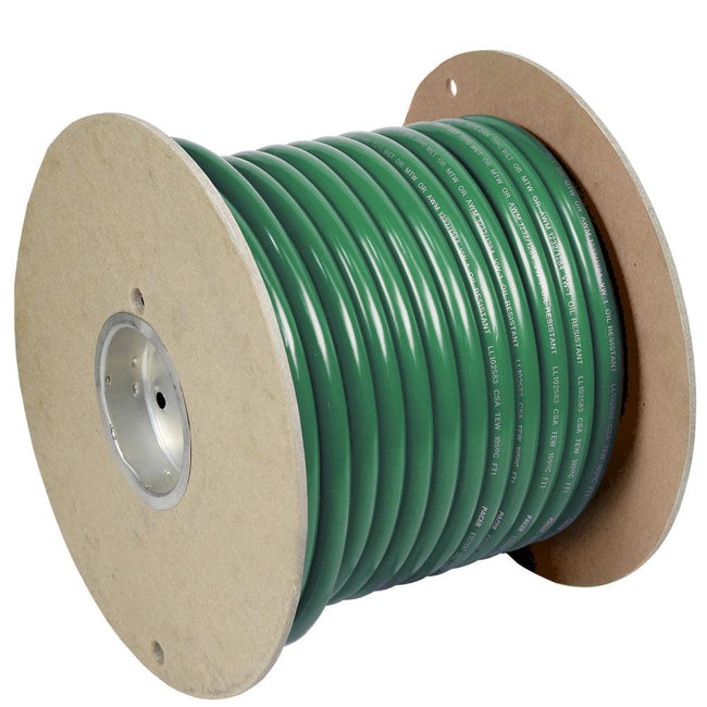 Pacer Green 4 AWG Battery Cable - 100 [WUL4GN-100] - Rough Seas Marine