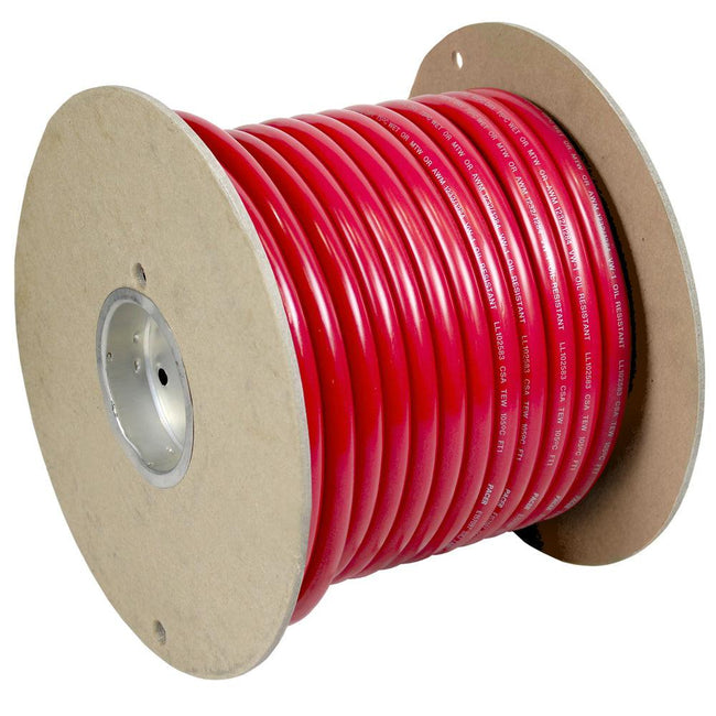 Pacer Red 2 AWG Battery Cable - 100 [WUL2RD-100] - Rough Seas Marine