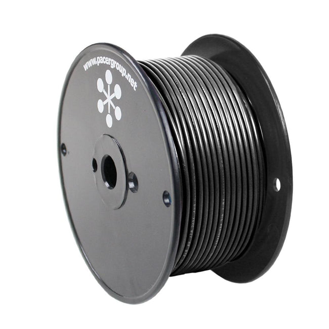 Pacer Black 18 AWG Primary Wire - 250 [WUL18BK-250] - Rough Seas Marine