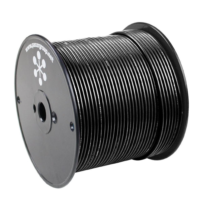 Pacer Black 18 AWG Primary Wire - 500 [WUL18BK-500] - Rough Seas Marine