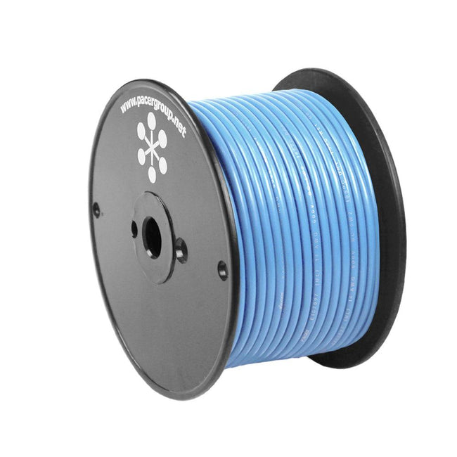 Pacer Light Blue 16 AWG Primary Wire - 100 [WUL16LB-100] - Rough Seas Marine