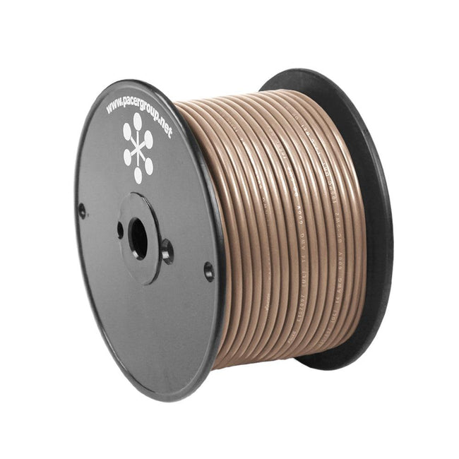 Pacer Tan 16 AWG Primary Wire - 100 [WUL16TN-100] - Rough Seas Marine