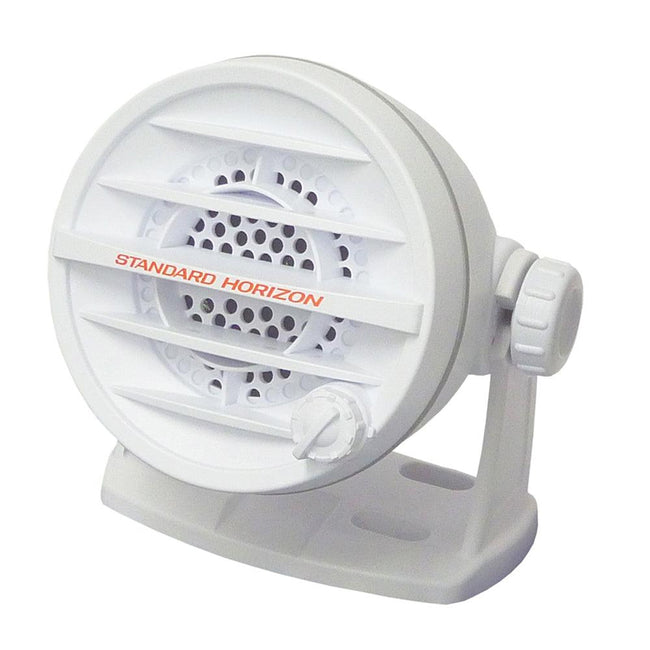 Standard Horizon 10W Amplified External Speaker - White [MLS-410PA-W] - Rough Seas Marine