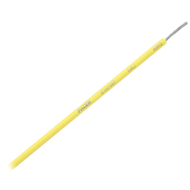 Pacer Yellow 14 AWG Primary Wire - 25 [WUL14YL-25] - Rough Seas Marine