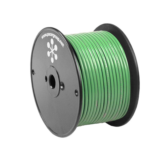 Pacer Light Green 14 AWG Primary Wire - 100 [WUL14LG-100] - Rough Seas Marine